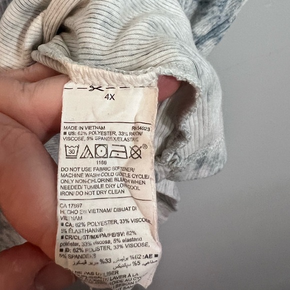 Woman’s Old Navy Ultralite Go-Dry Tank Top Size 4X - Picture 4 of 4